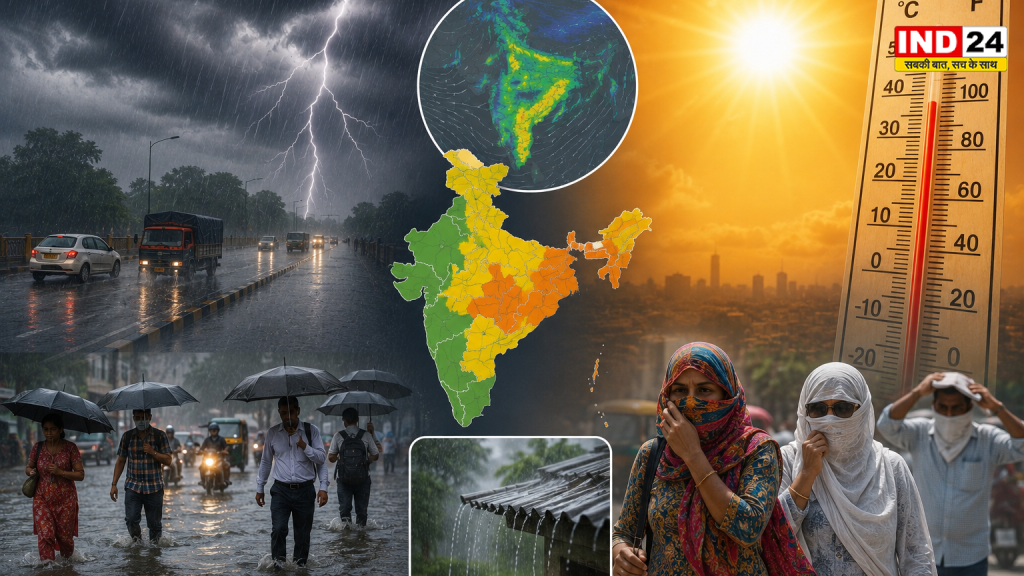 Monsoon Update: 23 जून से फिर रफ्तार पकड़ेगा मानसून, MP-राजस्थान समेत कई राज्यों में भारी बारिश का अलर्ट, 8 राज्यों में 40°C पार पारा