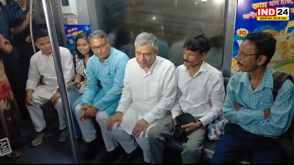 कोलकाता में केंद्रीय रेल मंत्री अश्विनी वैष्णव का दौरा, मेट्रो-ऑटो सफर के दौरान 60 नई मेट्रो ट्रेनों की बड़ी घोषणा