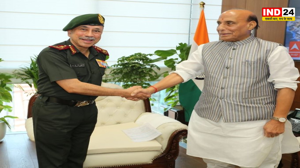 सीडीएस जनरल एनएस राजा सुब्रमणि ने रक्षा मंत्री राजनाथ सिंह से की मुलाकात, रक्षा चुनौतियों और सैन्य सुधारों पर हुई चर्चा