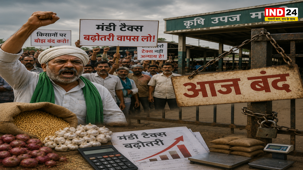 MP Mandi Tax Hike News: मंडी टैक्स बढ़ोतरी पर बवाल, आज प्रदेशभर की मंडियां बंद; किसानों और व्यापारियों में बढ़ा तनाव