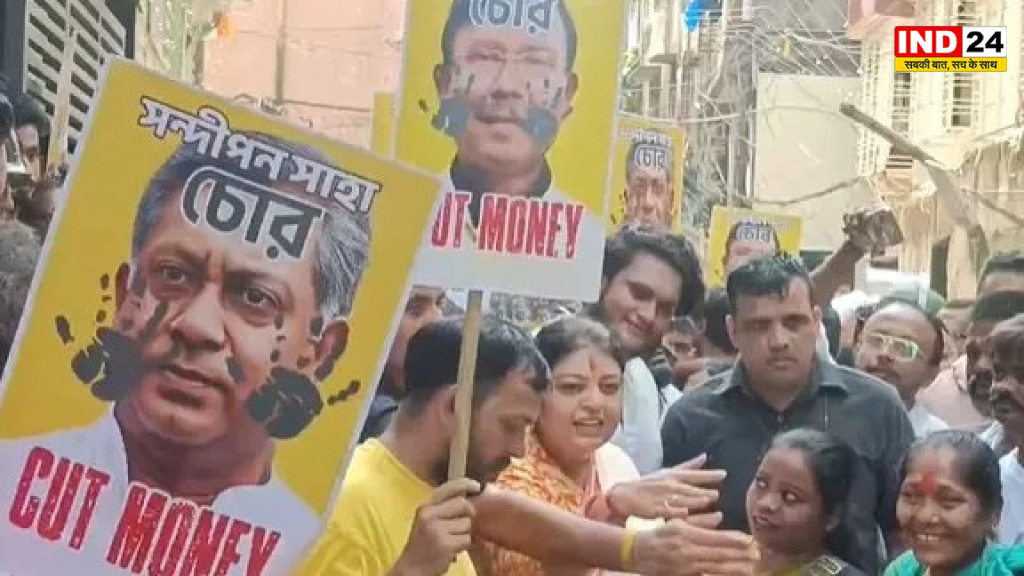 एंटाली में भारी बवाल तोलाबाजी और गुंडागर्दी से परेशान जनता ने घेरा TMC विधायक स्वर्णकमल और संदीपान साहा का घर