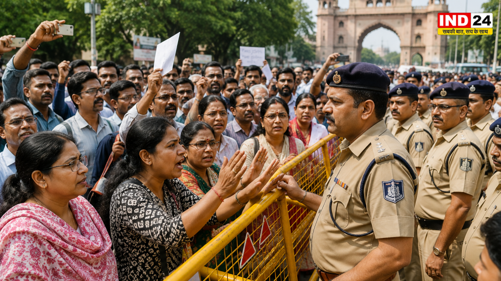 MP Teacher Protest: भोपाल में ऐन वक्त पर रुका शिक्षक वर्ग 2-3 का आंदोलन, पुलिस ने नहीं दी अनुमति, अब आगे क्या होगा?