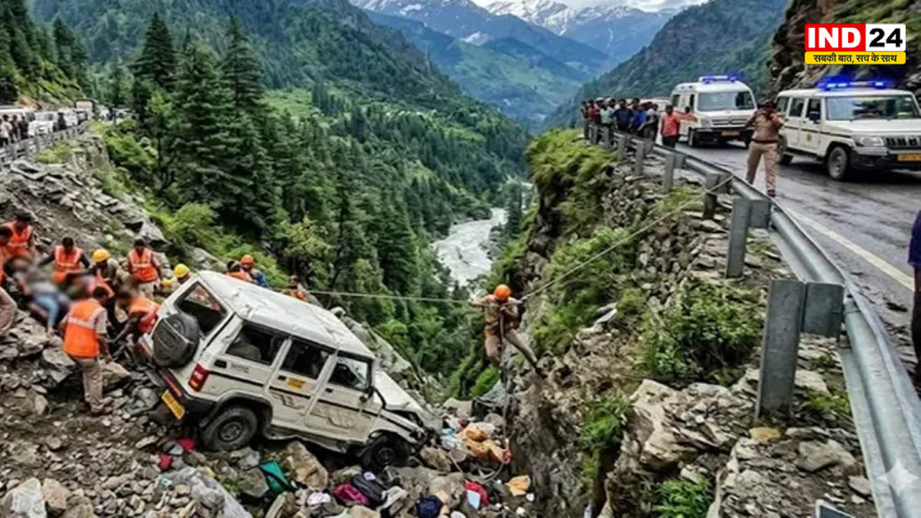 हिमाचल के चंबा में दर्दनाक हादसा: खाई में गिरी बोलेरो, 7 लोगों की मौत