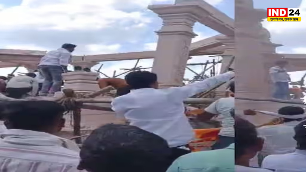 महाराष्ट्र के परभणी में बड़ा हादसा: हनुमान मंदिर के निर्माणाधीन सभा मंडप की छत गिरी, 7 श्रद्धालुओं की मौत, कई अब भी मलबे में फंसे
