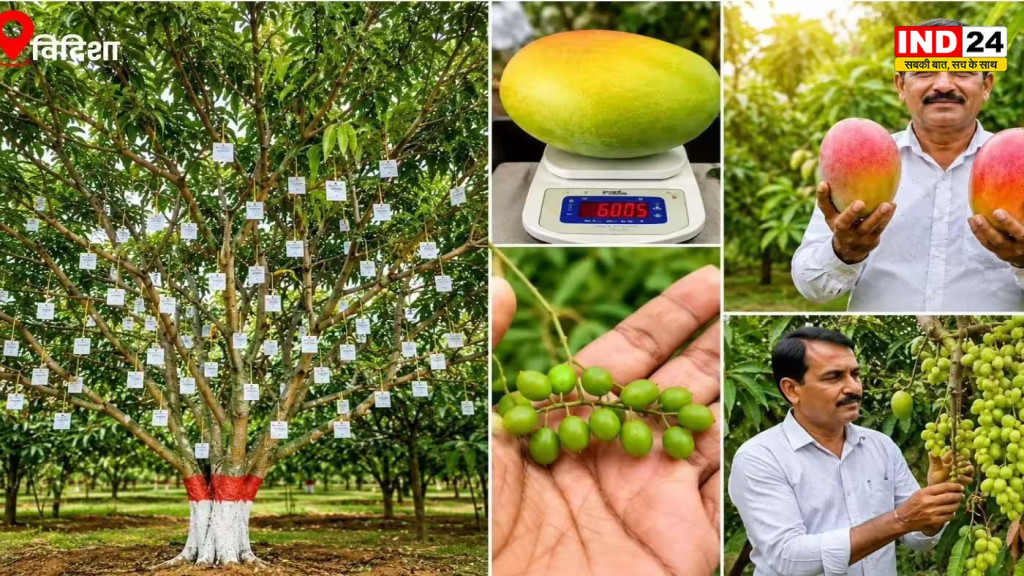 मिट्टी में नवाचार का बीज, बगीचे में दुनिया के दुर्लभ आम: विदिशा के शिक्षक ने रचा कृषि का अनोखा इतिहास