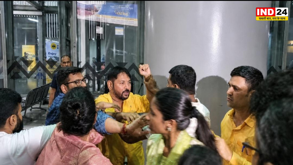 अभिषेक बनर्जी की वापसी पर कोलकाता एयरपोर्ट बना रणक्षेत्र, टीएमसी-भाजपा समर्थकों में तीखी झड़प