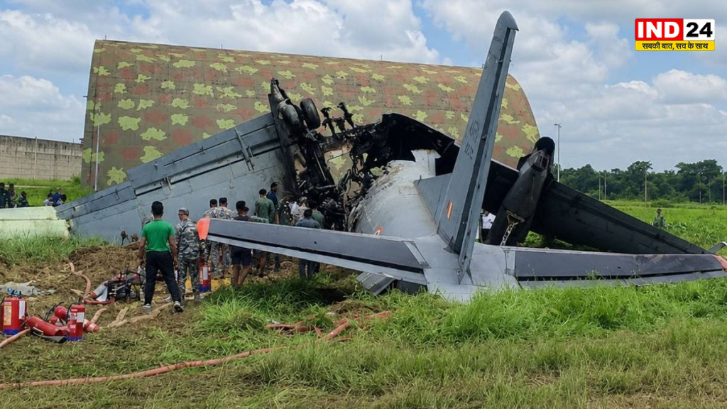 असम में बड़ा एयरफोर्स हादसा: जोरहाट एयरबेस पर लैंडिंग के दौरान AN-32 विमान क्रैश, जांच शुरू