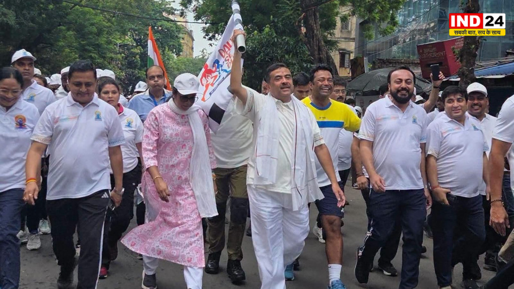 योग दिवस से पहले कोलकाता में ‘दौड़ से ध्यान’ मैराथन का आयोजन, मुख्यमंत्री समेत कई नेताओं ने लिया हिस्सा