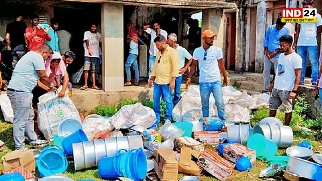 बंगाल में राशन चोरों पर कड़ा एक्शन: कुलतली में भारी राहत सामग्री और अवैध हथियारों के साथ TMC नेता गिरफ्तार, घर से मिली पुलिस की वर्दी