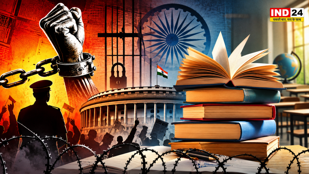 आपातकाल की 50वीं वर्षगांठ: भाजपा ने मनाया 'संविधान हत्या दिवस', NCERT की नई किताब पर भी छिड़ी सियासत