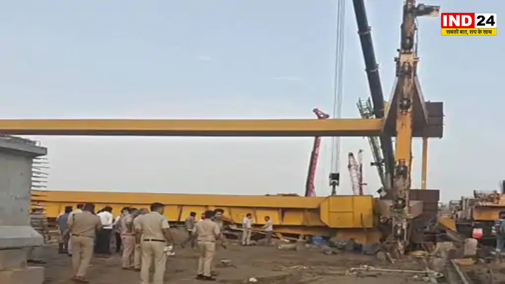 जेवर एयरपोर्ट फ्लाईओवर निर्माण में बड़ा हादसा, फरीदाबाद में क्रेन पलटने से कई मजदूर दबे, राहत-बचाव कार्य जारी