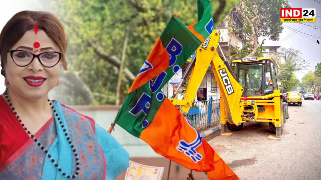 हाईवोल्टेज ड्रामा जादवपुर-बाघाजतीन में हॉकर्स हटाने पर घमासान, BJP विधायक शर्बरी ने TMC से मांगा 15 साल की 'कटमनी' का हिसाब