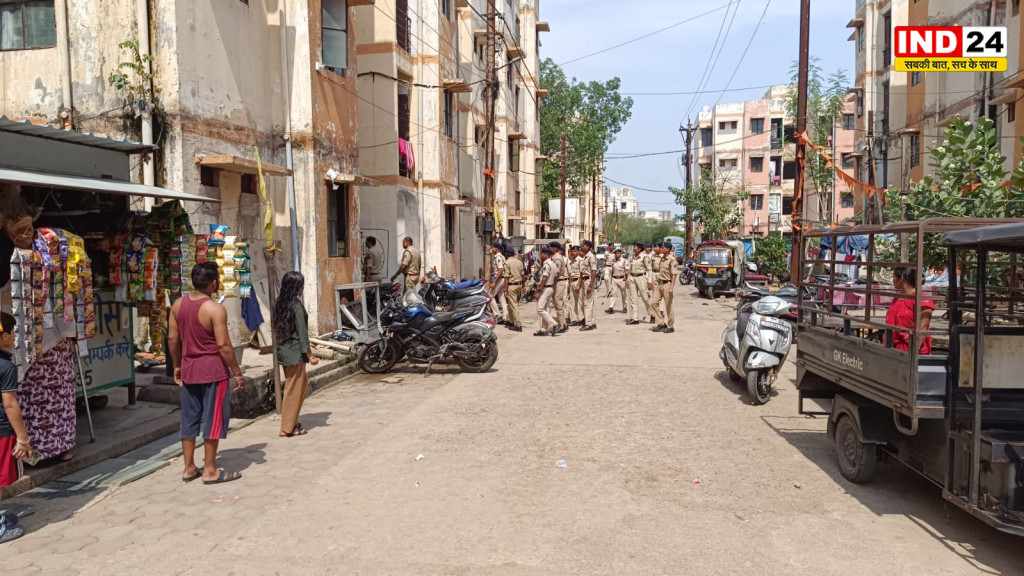 बीएसयूपी कॉलोनी में रायपुर पुलिस का बड़ा सर्च ऑपरेशन, 300 से अधिक मकानों की जांच