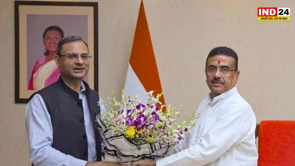 बजट से पहले आरबीआई गवर्नर की मुख्यमंत्री सुवेंदु अधिकारी से अहम मुलाकात, आर्थिक मुद्दो पर चर्चा