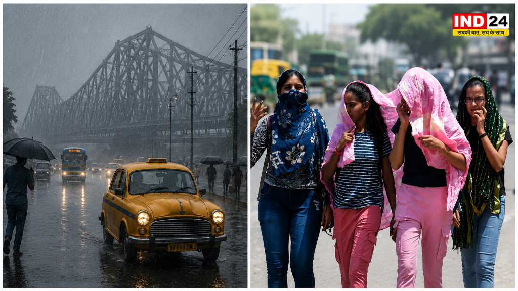 देशभर में मानसून की रफ्तार असमान, कहीं मूसलाधार बारिश तो कहीं भीषण गर्मी से लोग परेशान