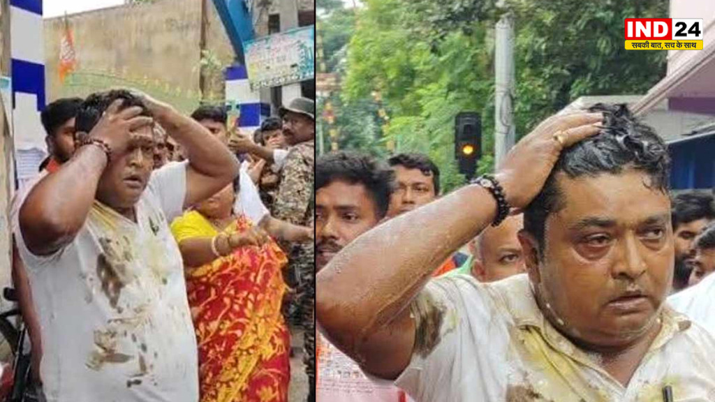 कालना में 'एग थेरेपी' भ्रष्टाचार के आरोपों से घिरे तृणमूल प्रधान पर अंडों की बौछार, लगे 'चोर-चोर' के नारे