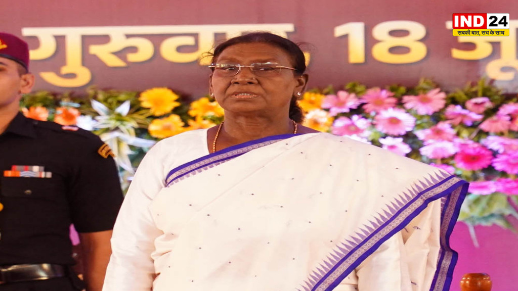 राष्ट्रपति श्रीमती मुर्मु पहुंचीं बैतूल, कहा- विकास और संस्कृति का संतुलन ही सशक्त-समृद्ध समाज की आधारशिला होता है 