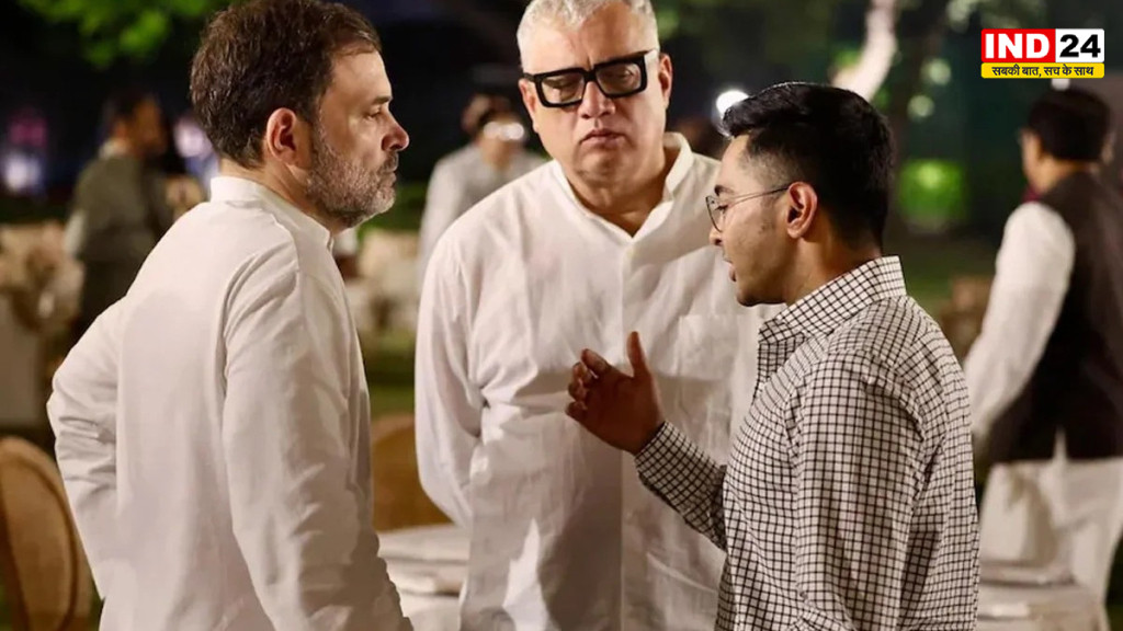 बंगाल में मची भगदड़ के बीच दिल्ली में राहुल गांधी से मिले अभिषेक बनर्जी: डेढ़ घंटे तक बंद कमरे में चली बैठक; क्या कांग्रेस में होने जा रहा है TMC का विलय?
