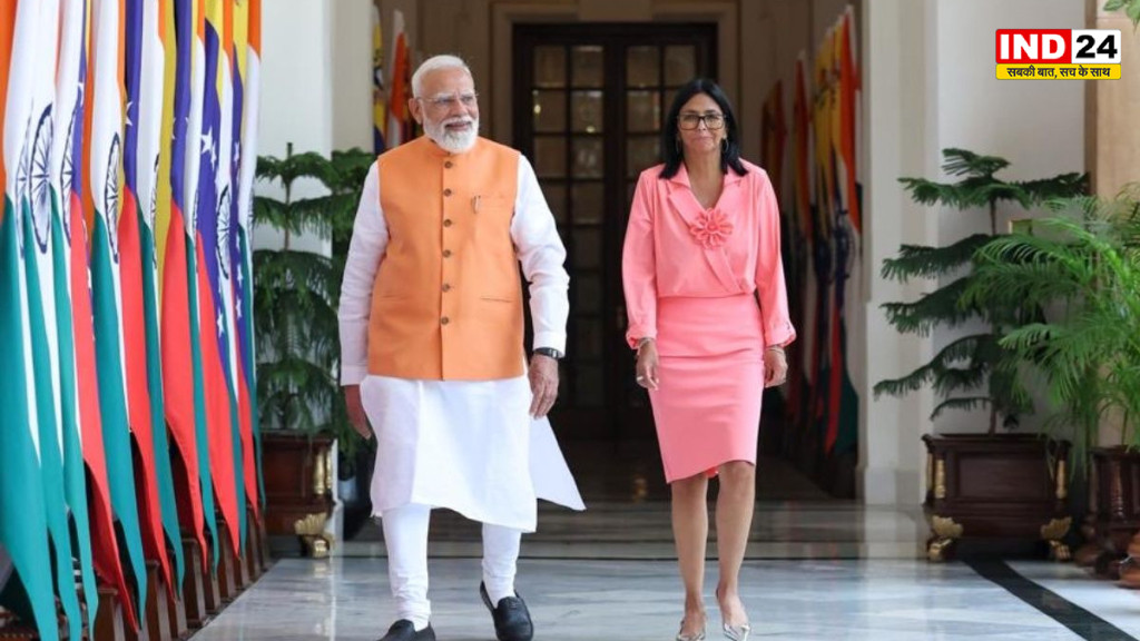 PM मोदी-डेल्सी रोड्रिगेज की अहम मुलाकात, ऊर्जा और व्यापार सहयोग को नई रफ्तार देने पर जोर