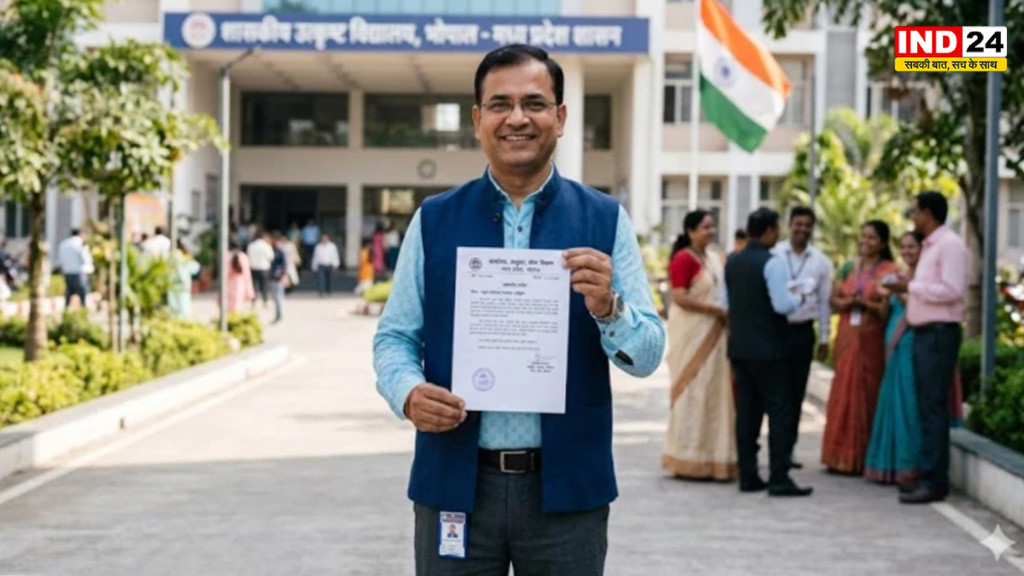 35 साल की सेवा का मिला सम्मान: भोपाल के शिक्षकों को चतुर्थ क्रमोन्नत वेतनमान का लाभ, आदेश जारी