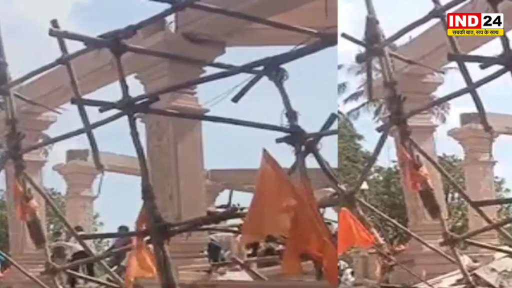 महाराष्ट्र के परभणी में बड़ा हादसा, हनुमान मंदिर के सभामंडप की छत गिरी, मलबे में 20 से 25 श्रद्धालुओं के दबे होने की आशंका