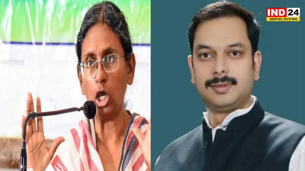 मीनाक्षी नटराजन का नामांकन रद्द होने पर सियासी घमासान,पूर्व विधायक प्रवीण पाठक ने कहा- क्या यही भाजपा का नारी वंदन है?
