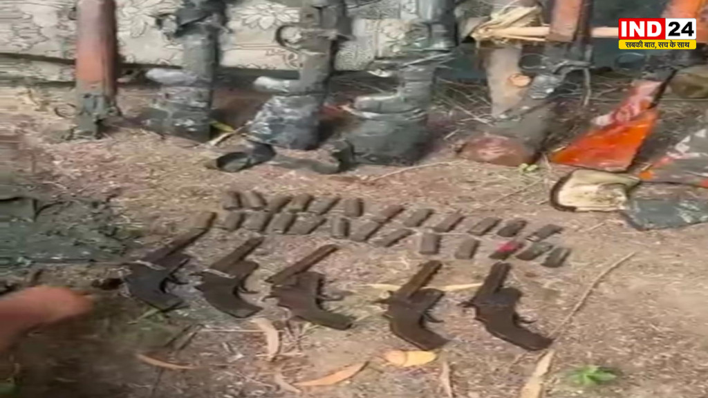 पश्चिम बंगाल में STF की बड़ी कार्रवाई, कुमराखाली-बसंती-संदेशखाली में छापेमारी कर भारी मात्रा में अवैध हथियार बरामद