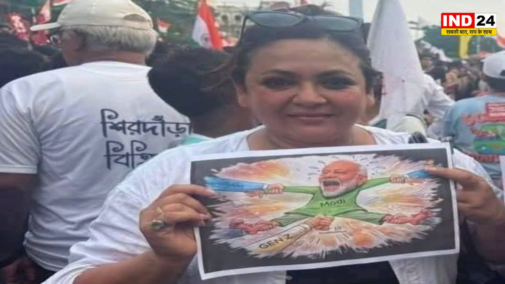 PM मोदी पर कथित आपत्तिजनक पोस्टर टिप्पणी मामला में अभिनेत्री श्रीलेखा मित्रा के खिलाफ शिकायत दर्ज