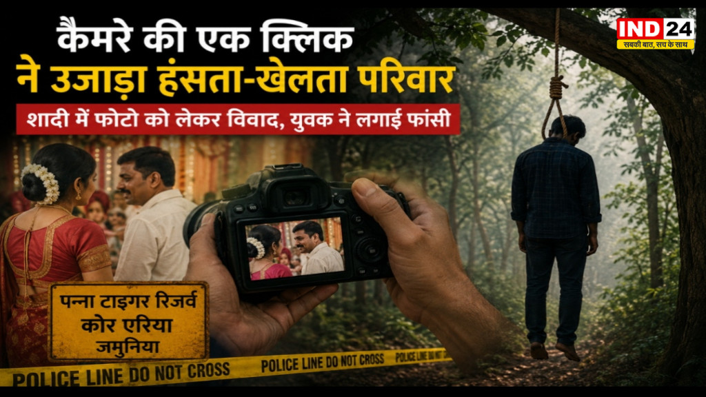 पन्ना टाइगर रिजर्व में युवक ने लगाई फांसी, शादी में फोटो को लेकर विवाद के बाद उठाया आत्मघाती कदम