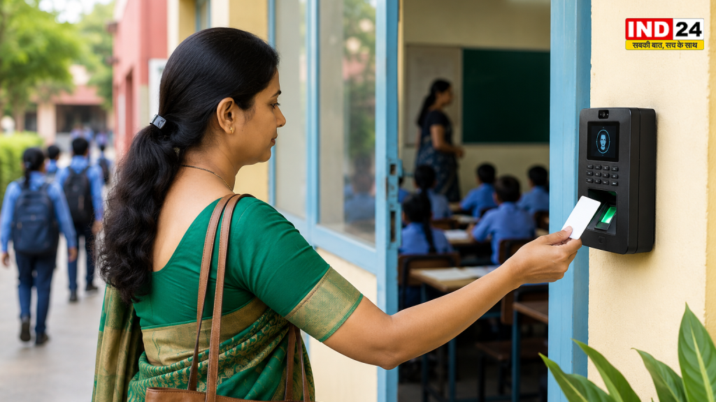 MP Teacher Attendance: अब स्कूल परिसर से ही करना होगा लॉग आउट! शिक्षकों के लिए सरकार का बड़ा फैसला, 'हमारे शिक्षक' ऐप में नया नियम लागू