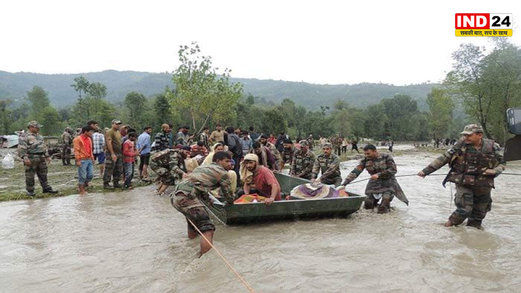 जम्मू-कश्मीर में बादल फटने से भारी तबाही, 17 की मौत; 8 लापता, सेना-SDRF का रेस्क्यू ऑपरेशन जारी