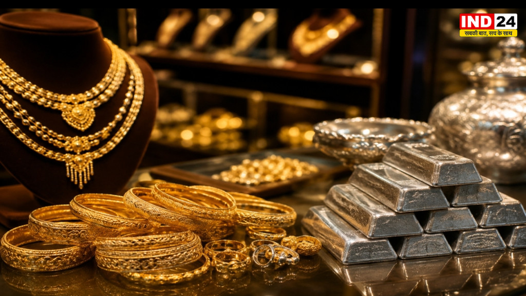 Gold Silver Rate Today: कोलकाता सर्राफा बाजार ने जारी किए नए भाव, देखें 10 ग्राम सोना और 1 किलो चांदी का रेट
