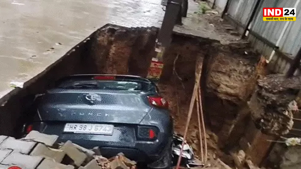 देशभर में मानसून पूरी तरह सक्रिय, गाजियाबाद में सड़क धंसी, कई राज्यों में बारिश से जनजीवन प्रभावित