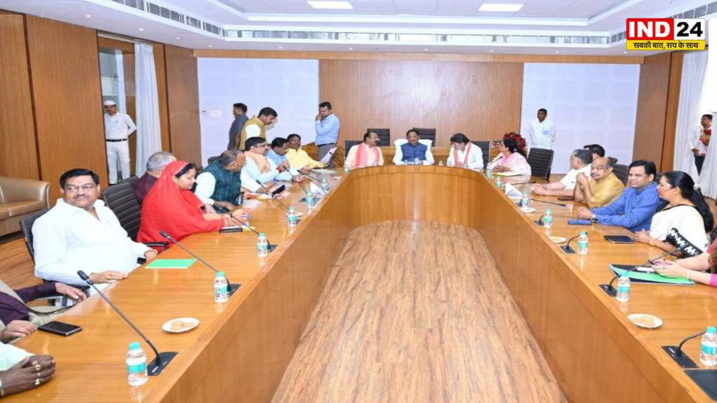 मानसून सत्र से पहले भाजपा विधायक दल की बैठक, मुख्यमंत्री विष्णुदेव साय की अध्यक्षता में बनी रणनीति