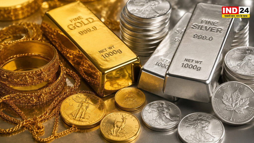 Gold Silver Price Today: सोना-चांदी हुआ सस्ता, जानिए आज के नए रेट, 10 ग्राम 22 कैरेट गोल्ड नेकलेस बनवाने में कितना आएगा खर्च?