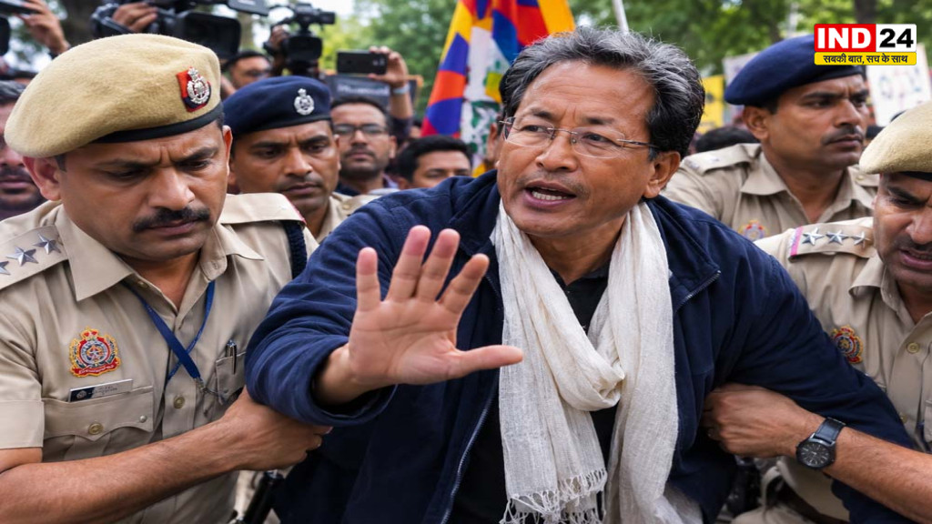 जंतर-मंतर से सोनम वांगचुक को हटाने पर विवाद, समर्थक ने दिल्ली पुलिस पर लगाए गंभीर आरोप