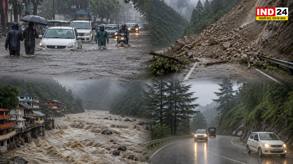 उत्तराखंड में फिर बिगड़ा मौसम, हाईवे बंद, बिजली गिरने का खतरा, जानिए कहां-कहां अलर्ट