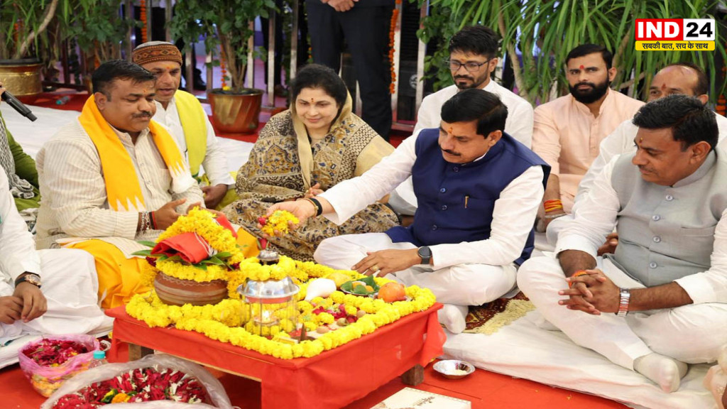 सीएम डॉ. यादव ने किया इंडस्ट्रियल पार्क का भूमि-पूजन, बोले- गरीब-अन्नदाता-युवा-नारी का होगा कल्याण