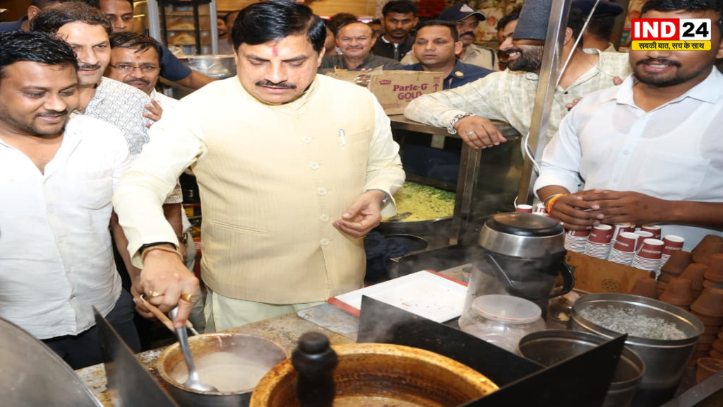 मुख्यमंत्री डॉ. मोहन यादव ने खुद बनाई चाय, कुल्हड़ में लिया स्वाद, अधिकारियों-कर्मचारियों को भी अपने हाथों से परोसी चाय