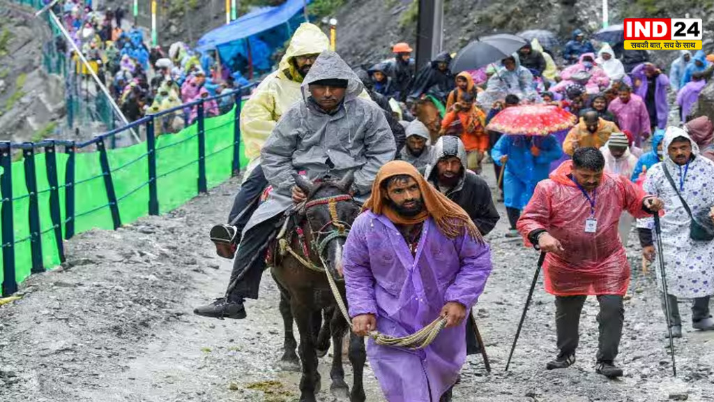 जम्मू-कश्मीर में रेड अलर्ट, अमरनाथ और वैष्णो देवी यात्रा रोकी गई, छत्तीसगढ़ और अरुणाचल में बारिश का कहर