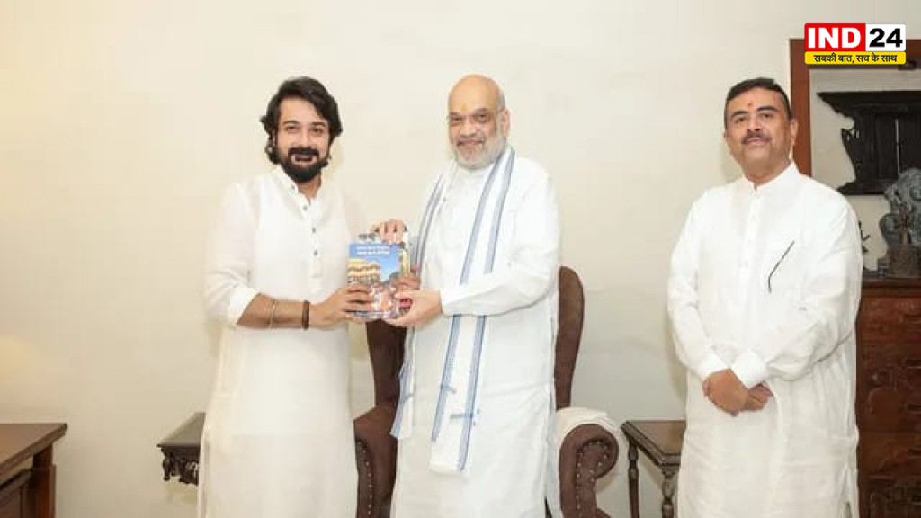 अमित शाह से मुलाकात के बाद आज मुख्यमंत्री सुवेंदु अधिकारी से मिले प्रसेनजीत चटर्जी