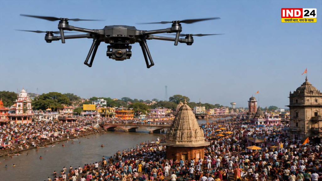 Simhastha 2028: उज्जैन सिंहस्थ में पहली बार हाईटेक ड्रोन की निगरानी, 40 करोड़ श्रद्धालुओं की सुरक्षा के लिए 8 KM तक होगी लाइव मॉनिटरिंग