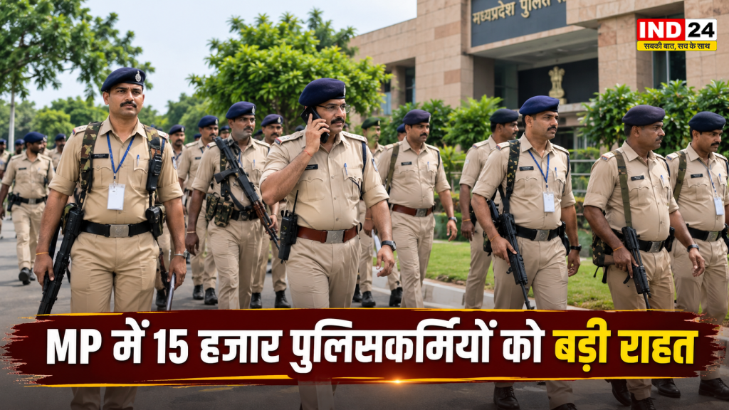 MP Police Promotion 2026: 15 हजार कार्यवाहक पदोन्नत पुलिसकर्मियों को बड़ी राहत, पढ़ें गृह विभाग ने क्या आदेश जारी किए 