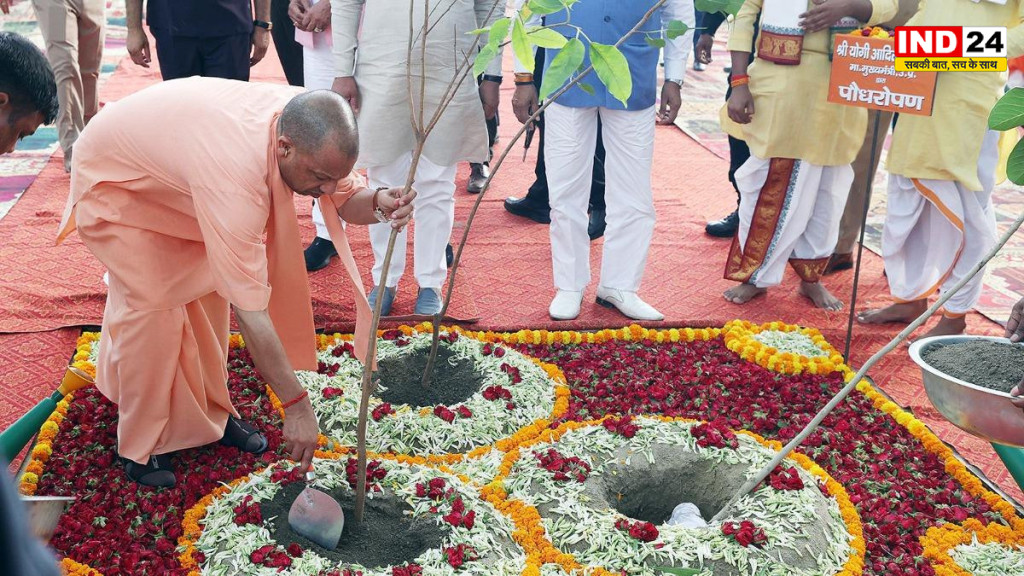 गोरखपुर से पौधरोपण महायज्ञ की शुरुआत करेंगे CM योगी, प्रदेश में 35 करोड़ पौधे लगाने का लक्ष्य