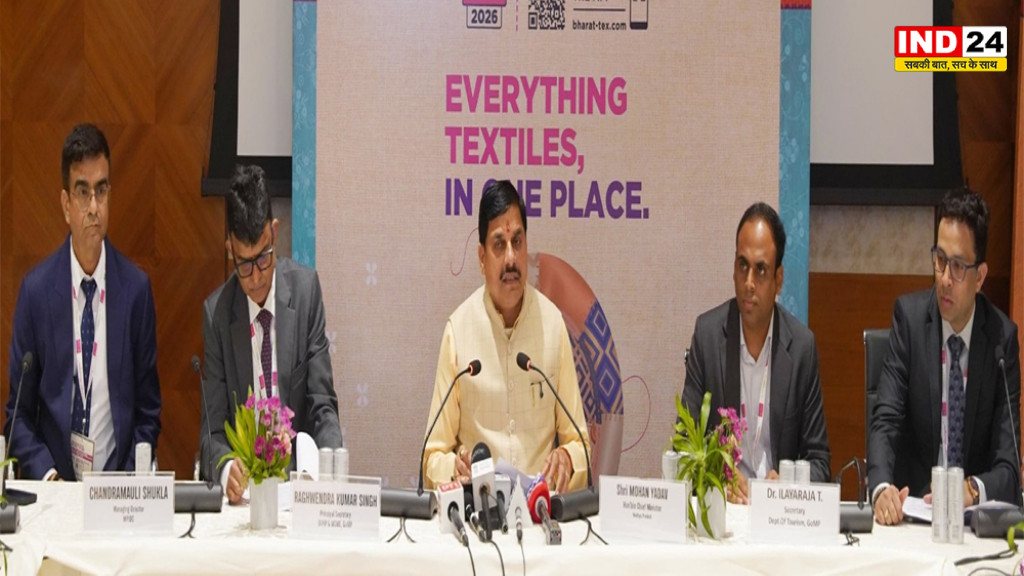 धार के पीएम मित्र पार्क में 90% भूखंड आवंटित, मुख्यमंत्री डॉ. मोहन यादव बोले- मध्यप्रदेश बनेगा टेक्सटाइल हब