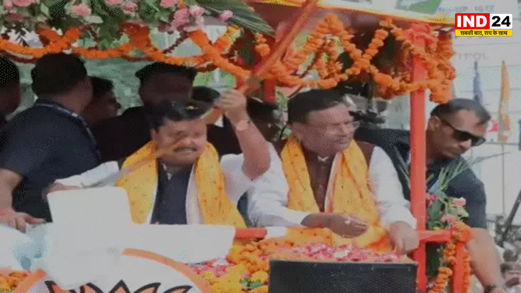 भाजपा अध्यक्ष नितिन नवीन बोले- बड़े जुलूसों से नहीं, जनता के बीच जाकर जीता जाता है चुनाव, लखनऊ में किया रोड शो