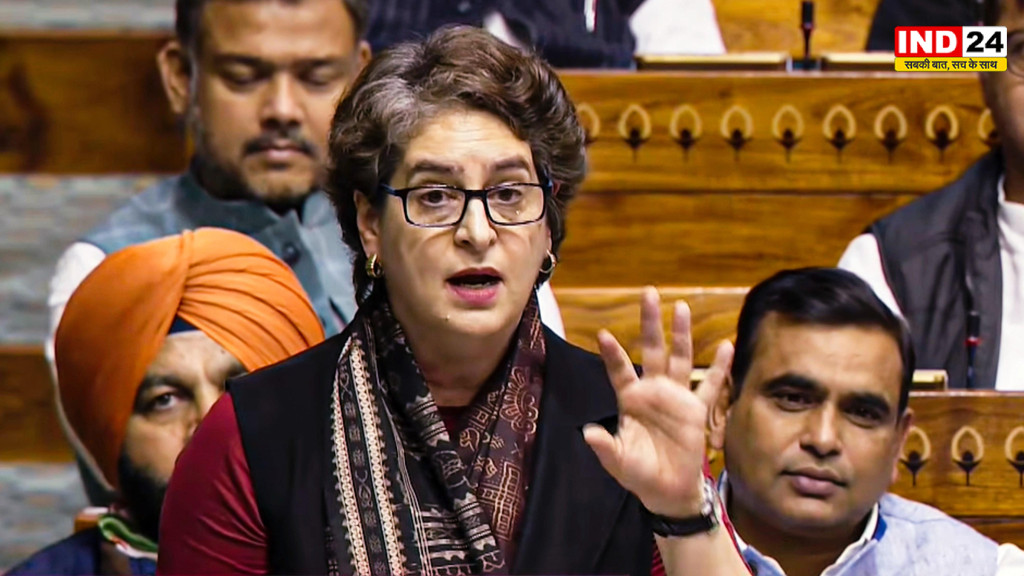 'कैमरे का नहीं, दिल का एंगल बदलें PM', पेपर लीक बिल पर संसद में प्रियंका गांधी का हमला