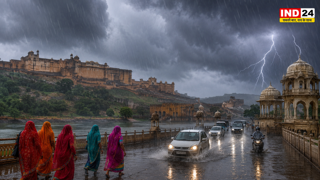 Rajasthan Rain Alert: अगले 48 घंटे राजस्थान पर भारी, 4 जिलों में ऑरेंज अलर्ट, जानिए आपके जिले का हाल