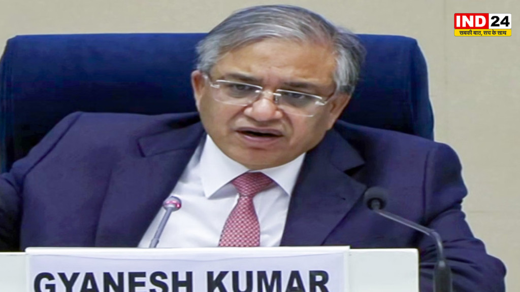 मुख्य निर्वाचन आयुक्त ज्ञानेश कुमार दो दिवसीय मध्यप्रदेश दौरे पर, इंदौर में 1500 से अधिक BLOs से करेंगे संवाद
