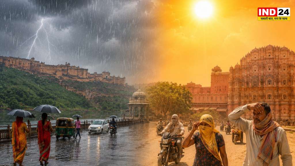 Rajasthan Weather Update: राजस्थान में अब तक 13% ज्यादा बारिश, लेकिन अब लगेगा ब्रेक! 6 जिलों में आज अलर्ट, कई शहरों में 42°C के पार पहुंचा पारा